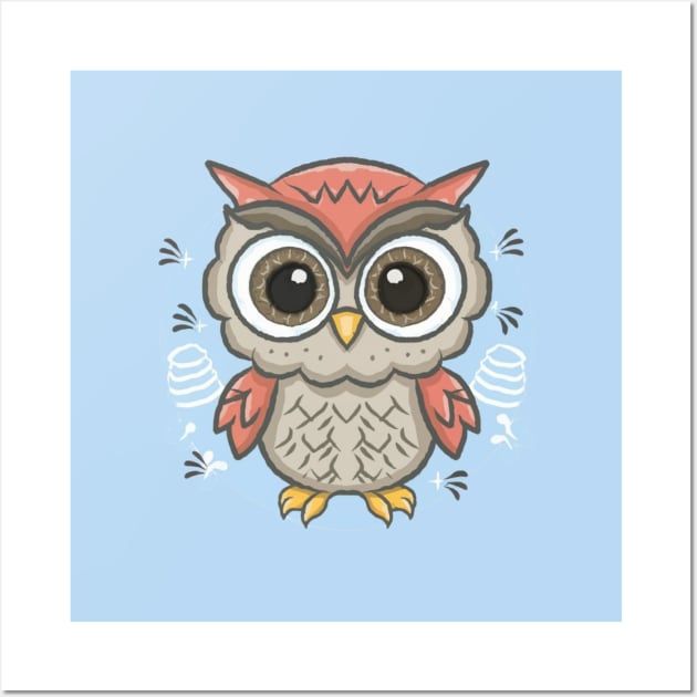 Cute Owl Wall Art by Signum